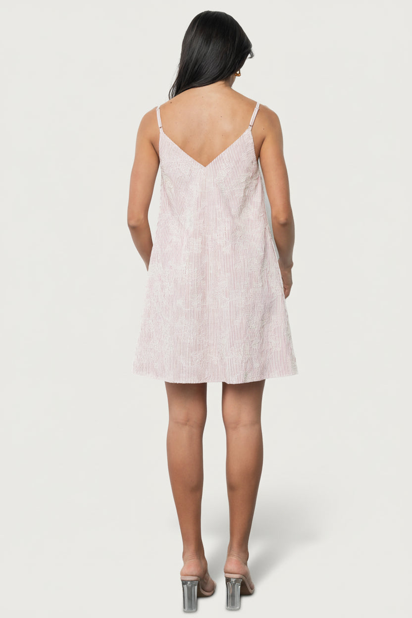 Nyra Short Dress | Baltic Born Red Stripe