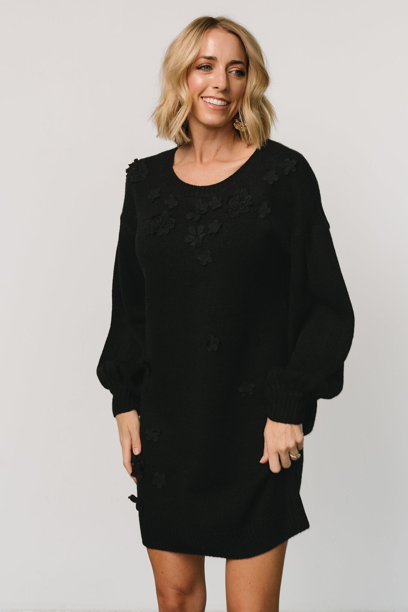 Margaux Sweater Dress | Baltic Born Black