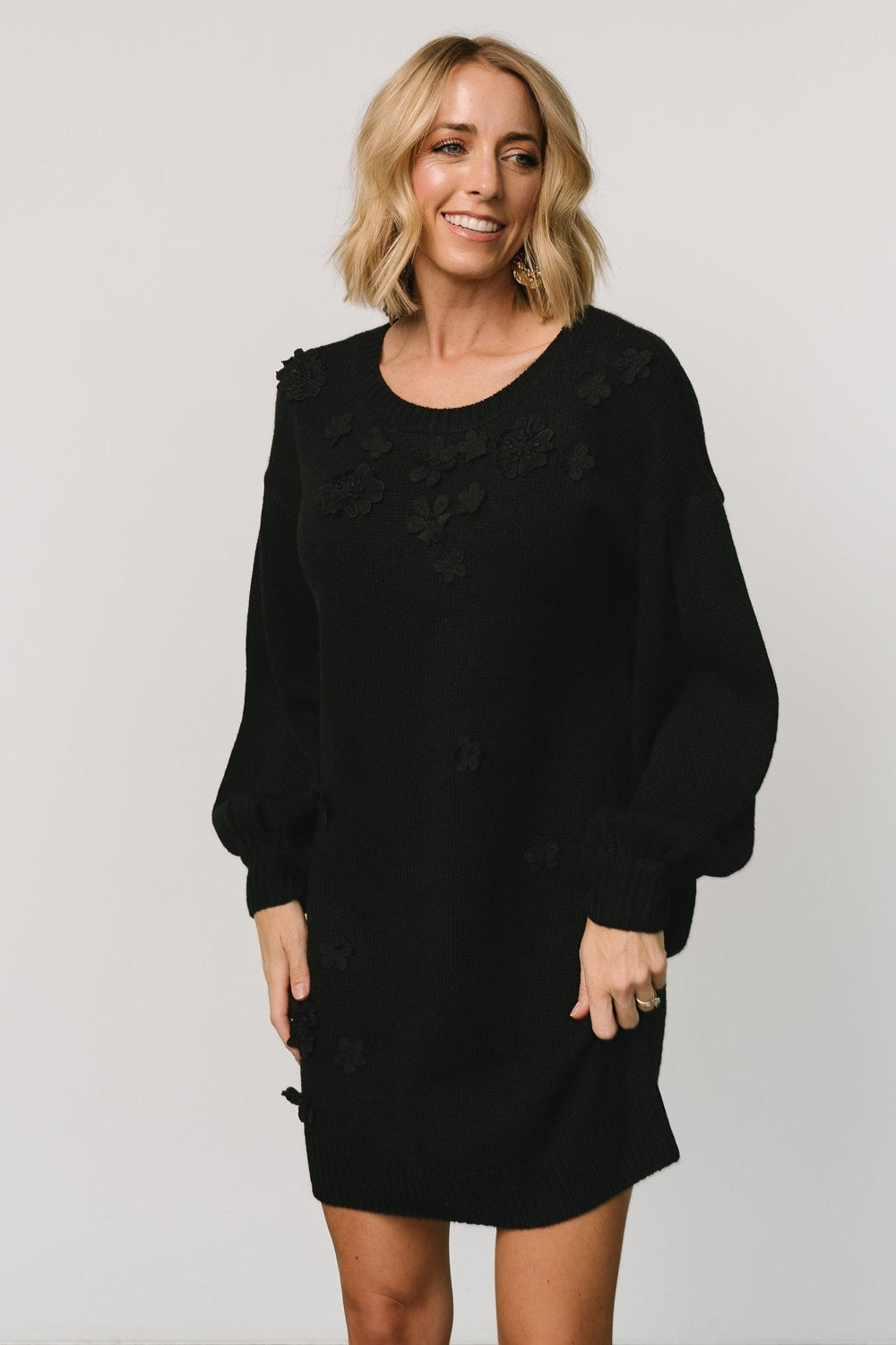 Margaux Sweater Dress | Baltic Born Black