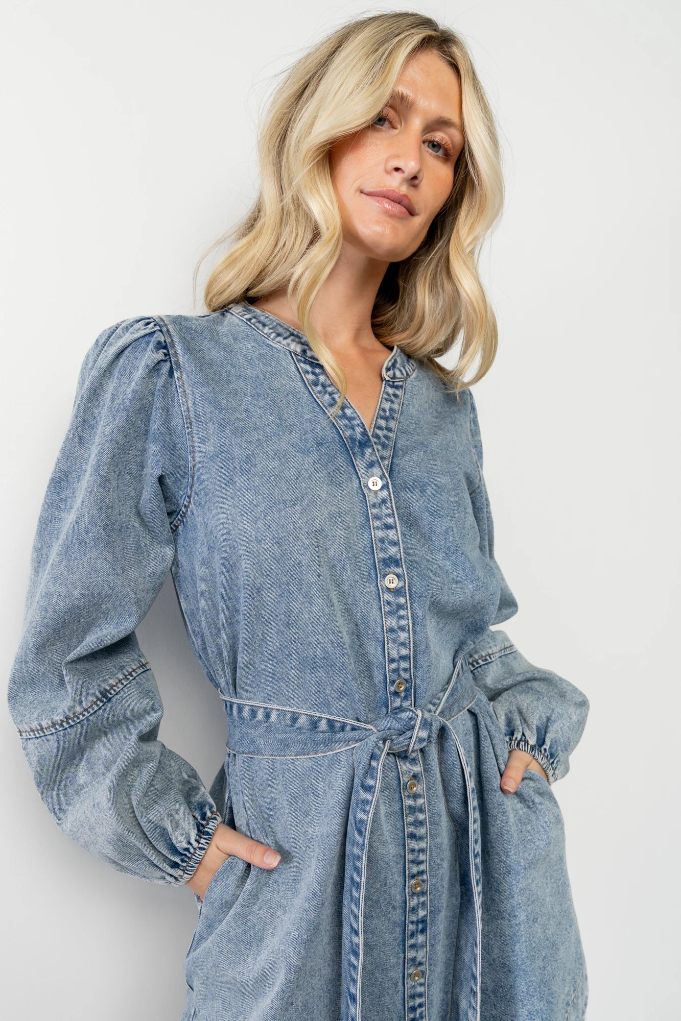 Tora Denim Dress | Baltic Born Light Wash