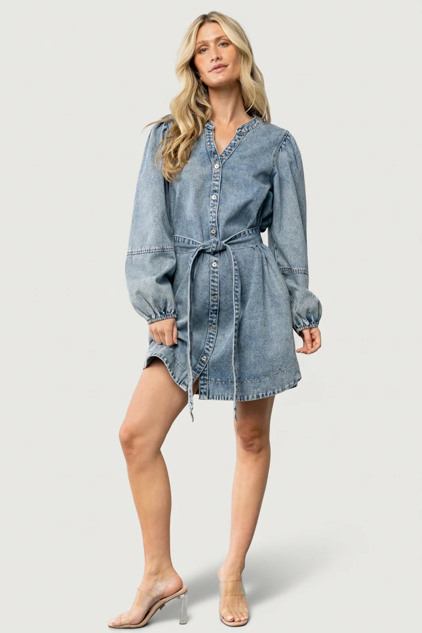 Tora Denim Dress | Baltic Born Light Wash