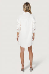 Andres Button Shirt Dress | Baltic Born Ivory