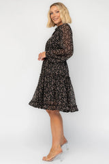Fairfield Short Dress | Baltic Born Black Floral