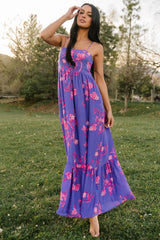 Regan Tank Maxi Dress | Baltic Born Purple Multi