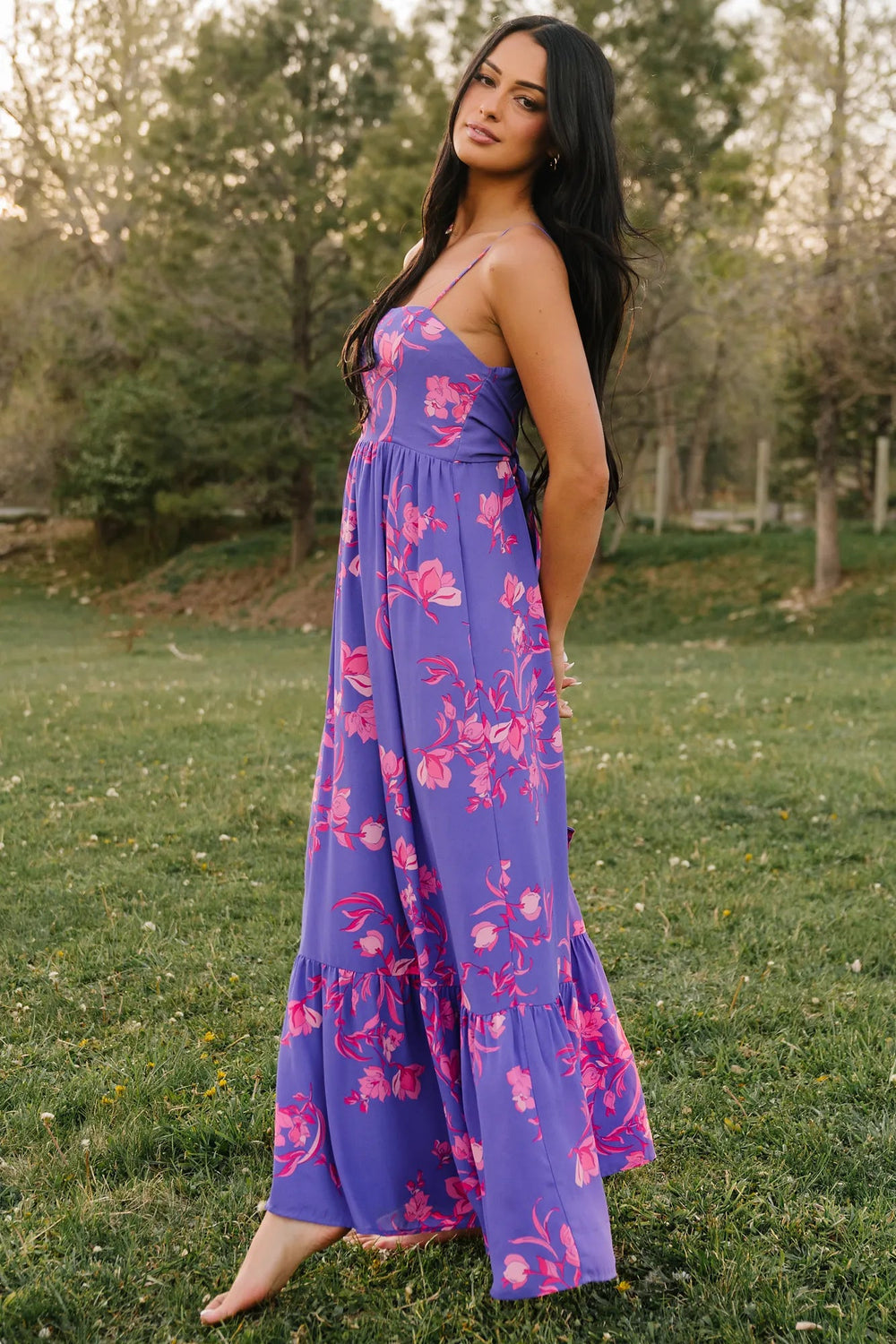 Regan Tank Maxi Dress | Baltic Born Purple Multi