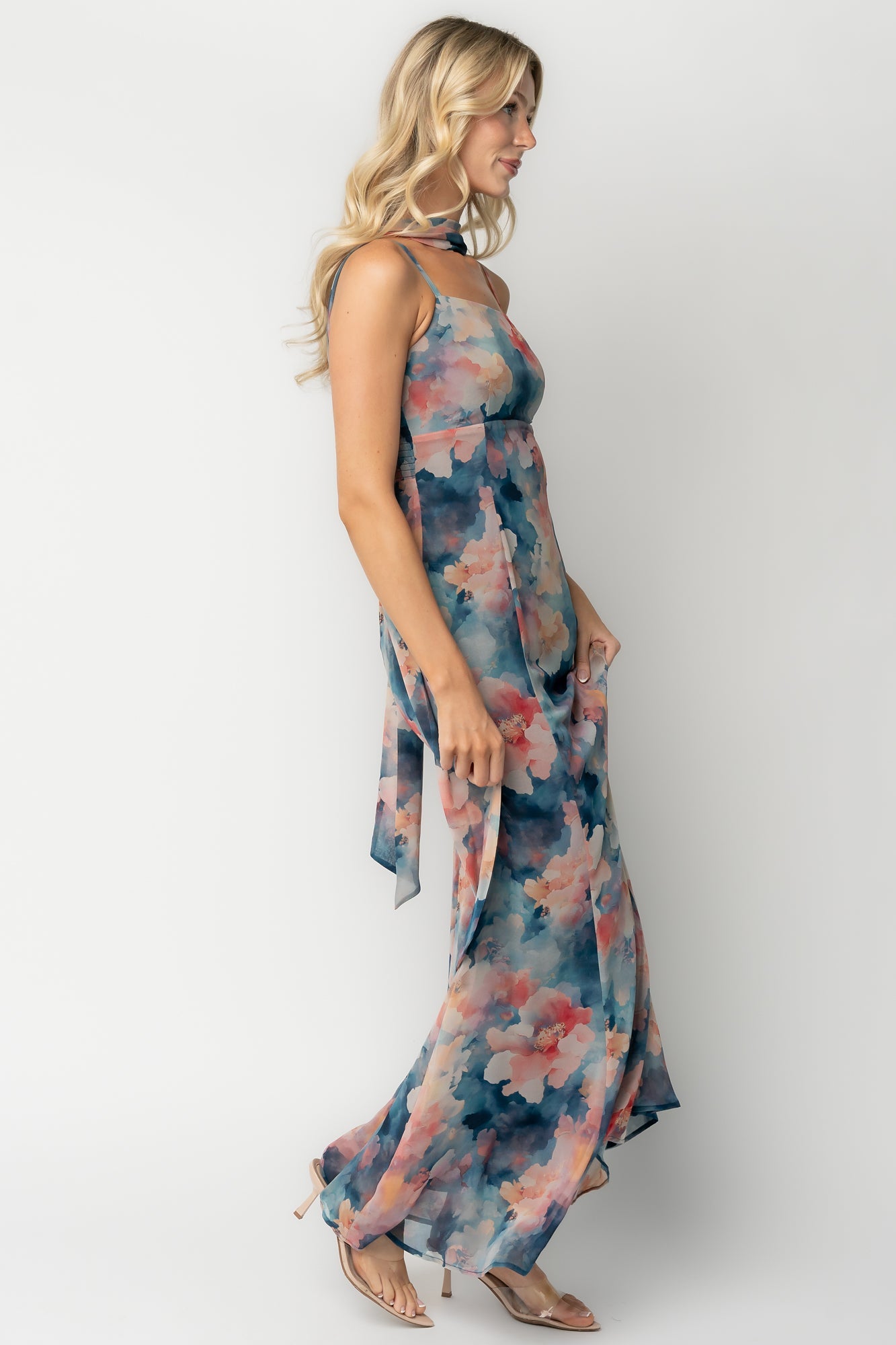 Province Maxi Dress | Baltic Born Blue Multi