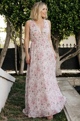 Imogen Maxi Dress | Baltic Born Dusty Mauve Floral