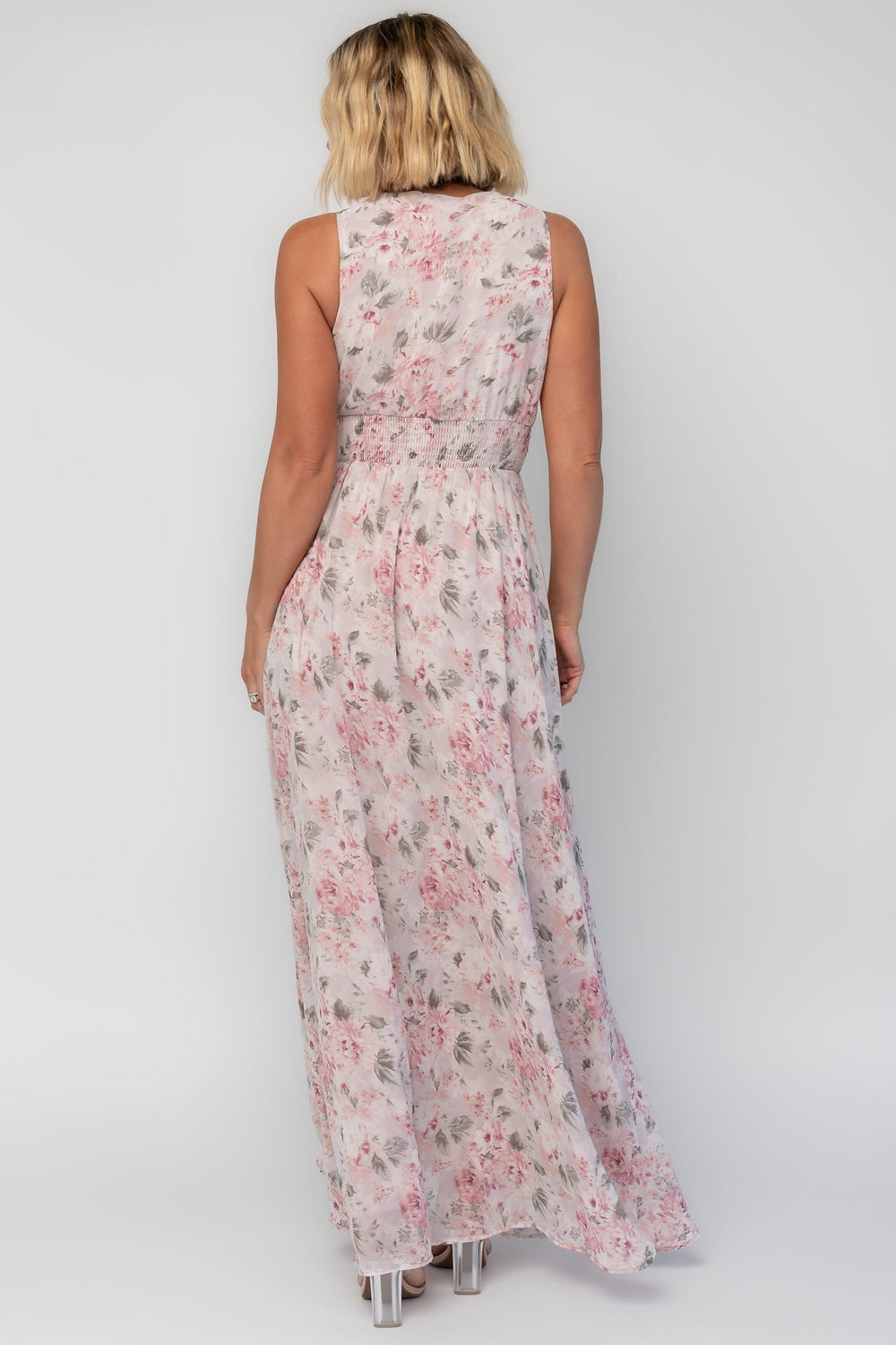 Imogen Maxi Dress | Baltic Born Dusty Mauve Floral