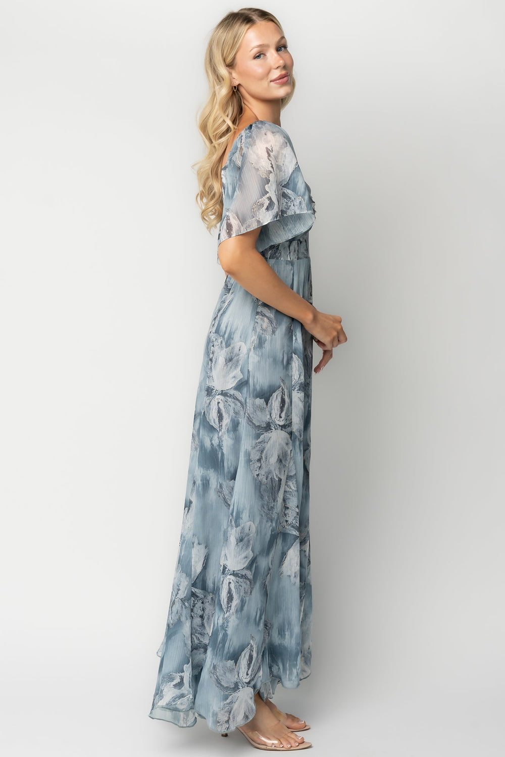 Positano Maxi Dress | Baltic Born Light Blue Floral