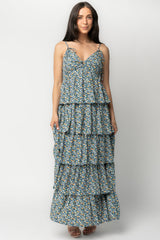 Wilma Maxi Dress | Baltic Born Dark Blue Multi
