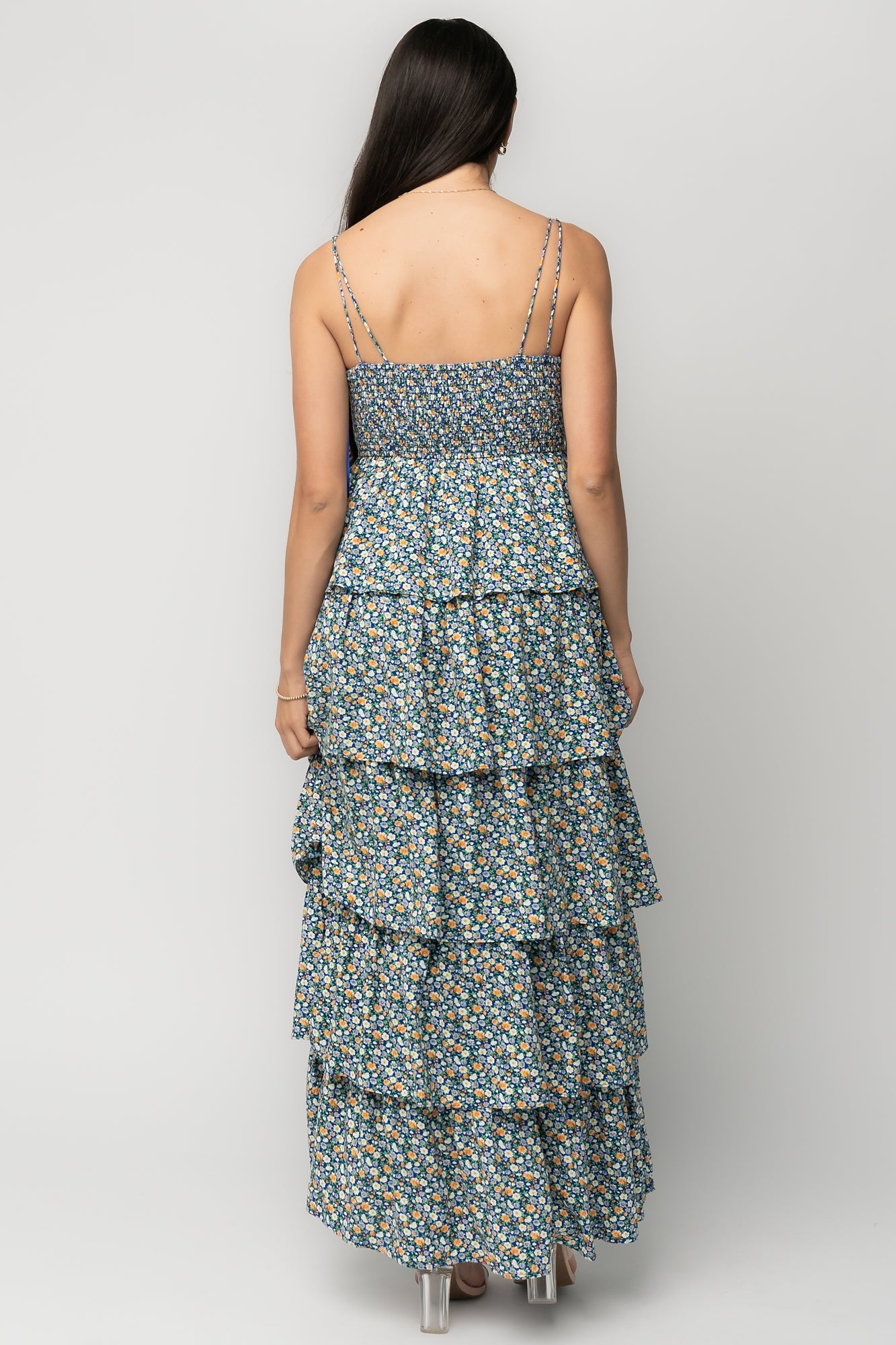 Wilma Maxi Dress | Baltic Born Dark Blue Multi