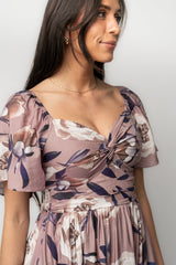 Aveline Maxi Dress | Baltic Born Dusty Mauve Floral