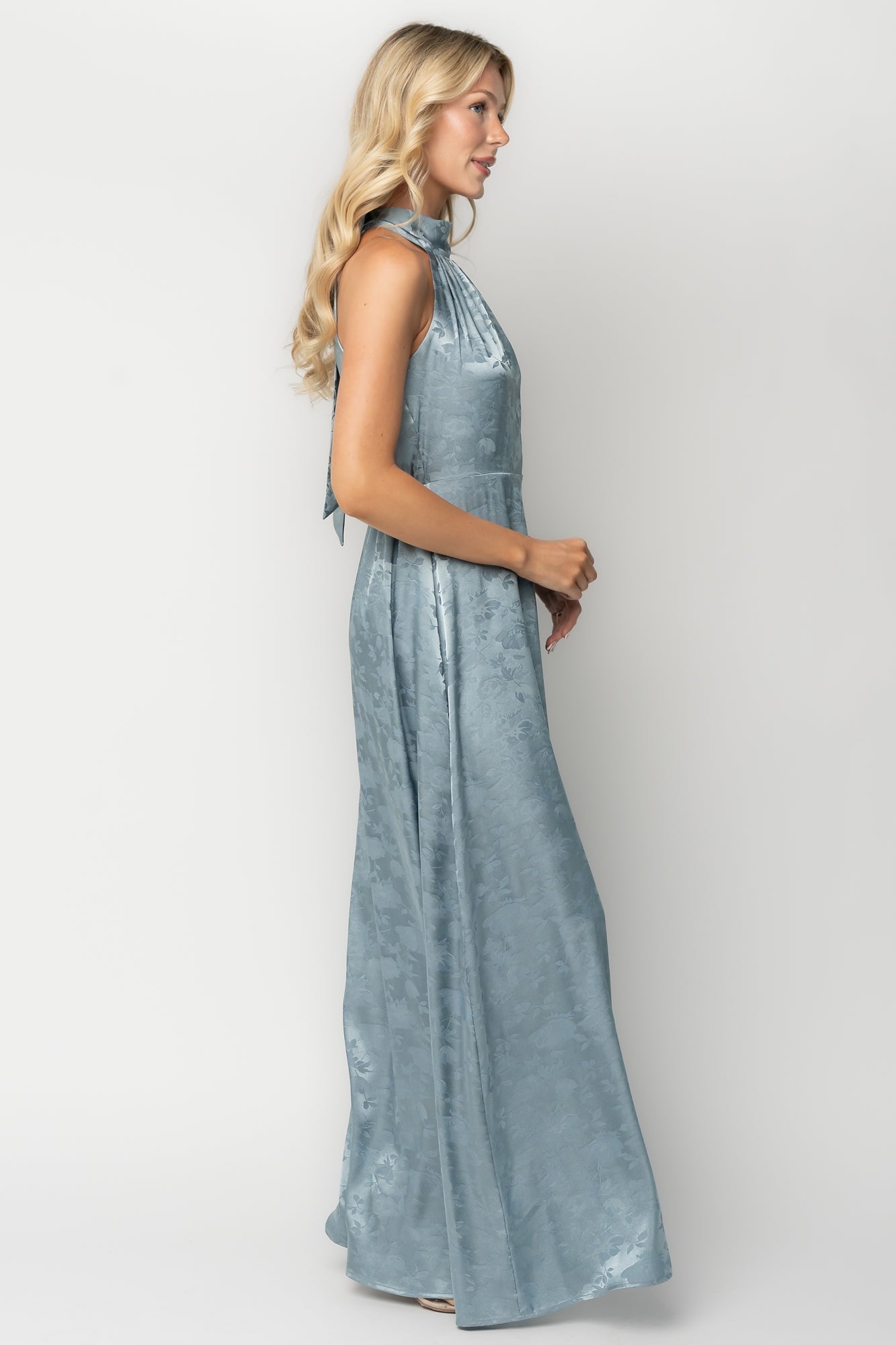 Milan Halter Maxi Dress | Baltic Born Blue