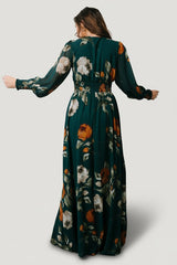 Olivia Maxi Dress | Baltic Born Deep Topaz Floral