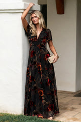 Valen Maxi Dress | Baltic Born Black Multi