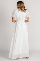 Birdie Maxi Dress | Baltic Born White