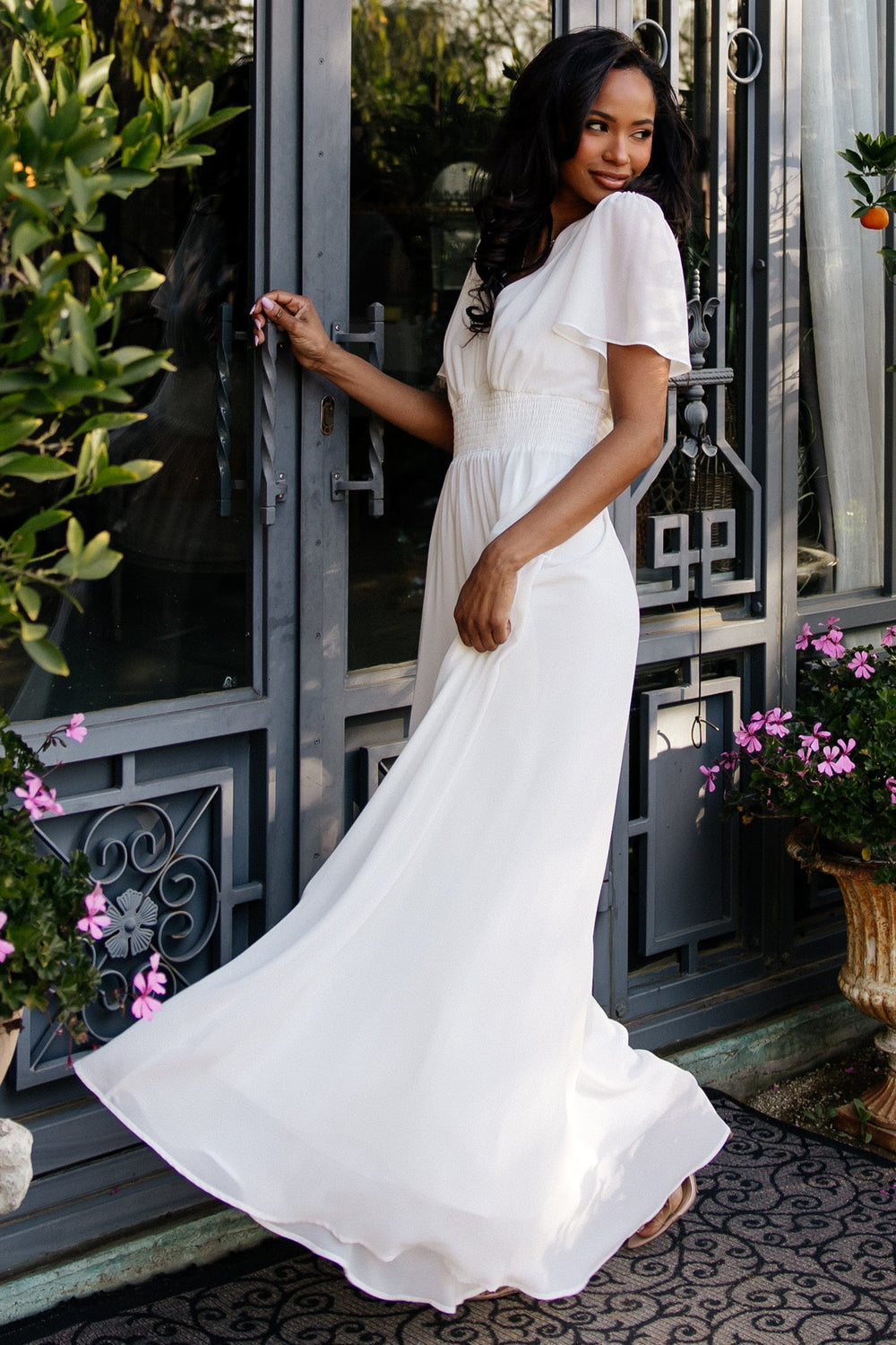 Birdie Maxi Dress | Baltic Born White