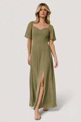 Sierra Sweetheart Maxi Dress | Baltic Born Dusty Olive