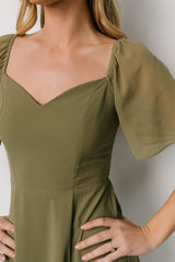 Sierra Sweetheart Maxi Dress | Baltic Born Dusty Olive