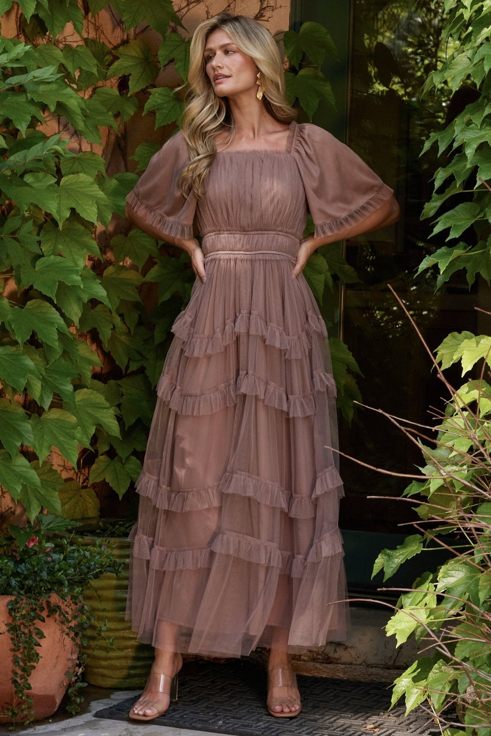 Magdalena Tulle Maxi Dress | Baltic Born Mink