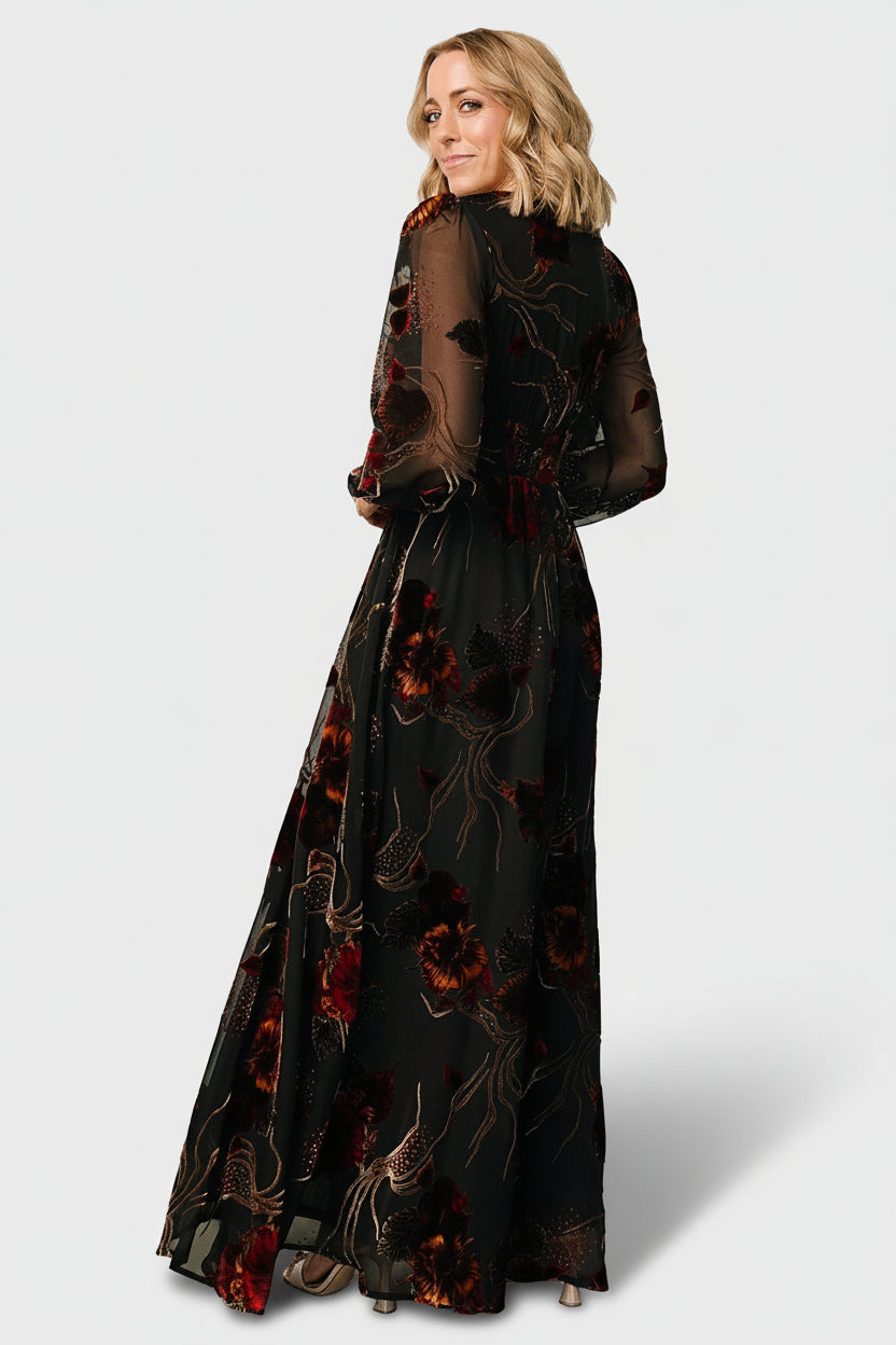 Mikla Maxi Dress | Baltic Born Black Multi