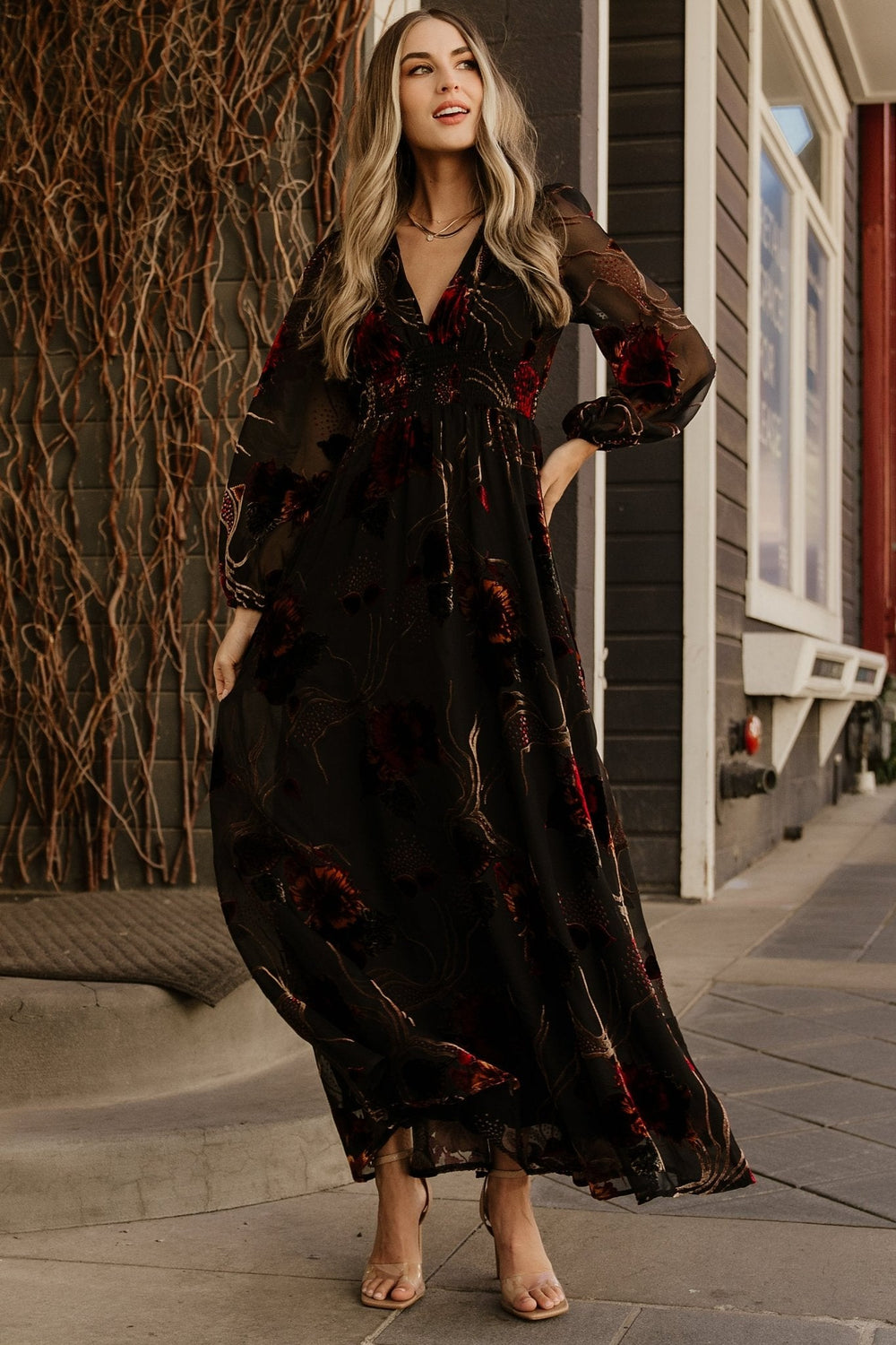 Mikla Maxi Dress | Baltic Born Black Multi