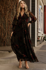 Mikla Maxi Dress | Baltic Born Black Multi