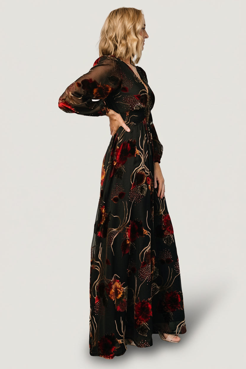 Mikla Maxi Dress | Baltic Born Black Multi