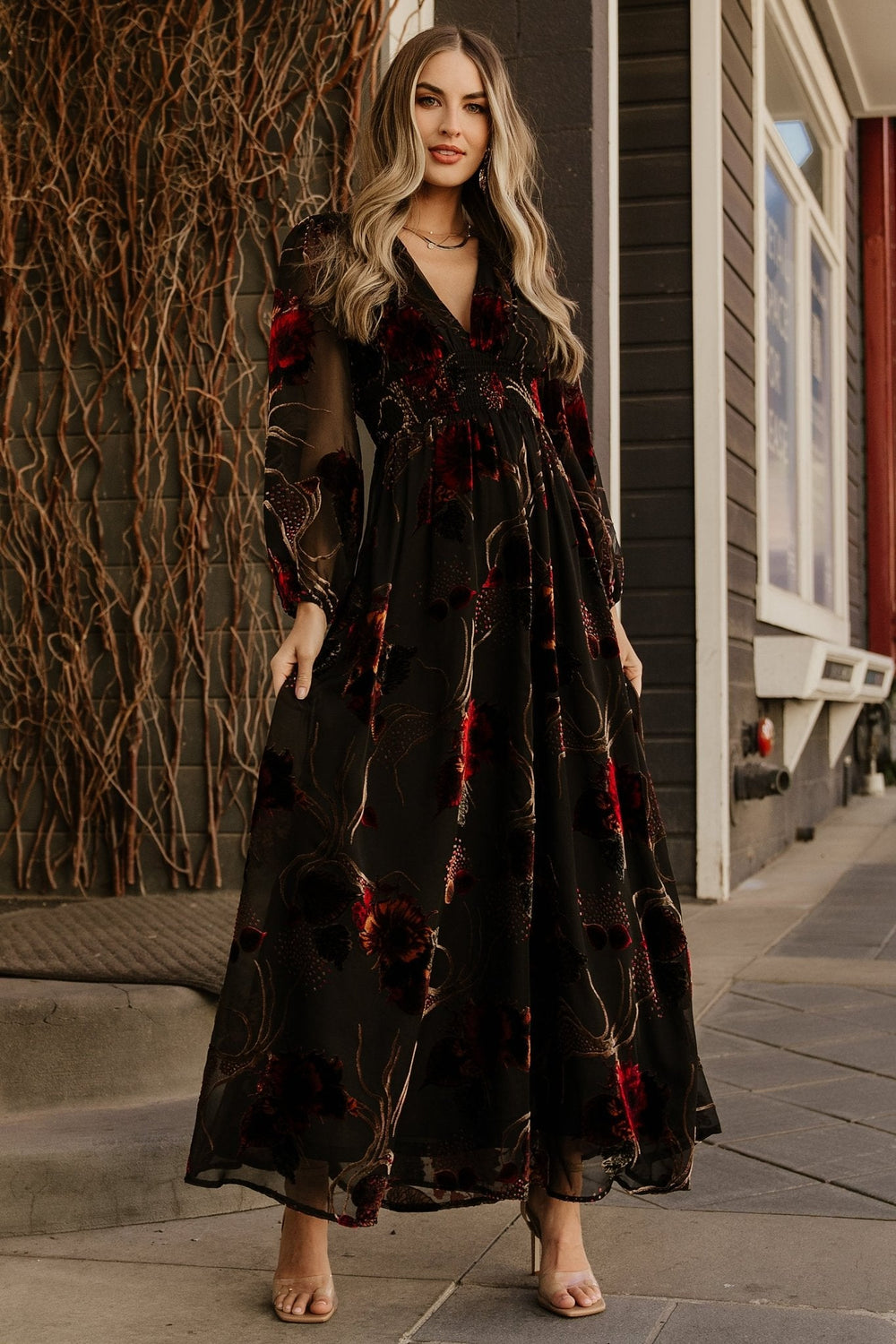 Mikla Maxi Dress | Baltic Born Black Multi