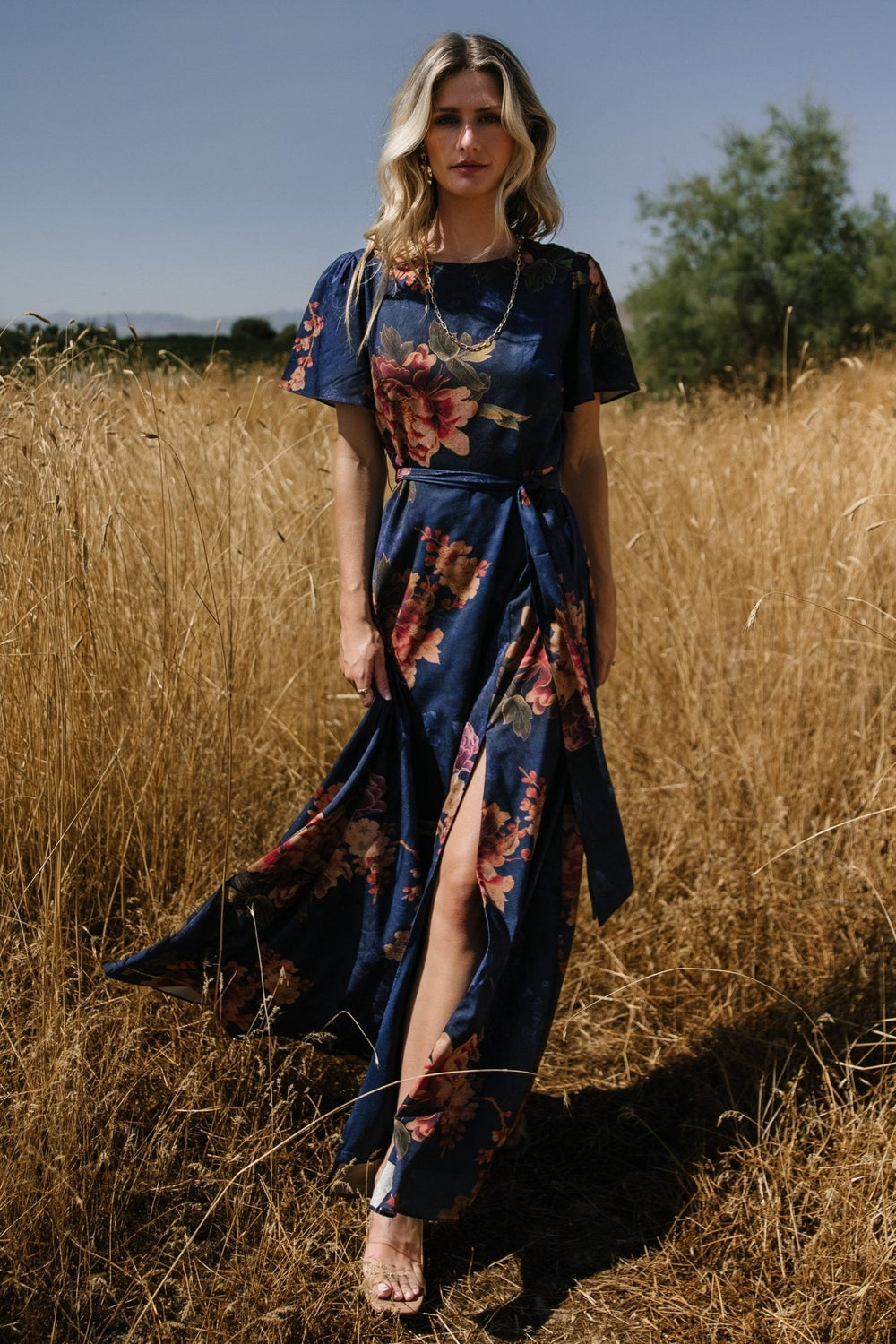 Colina Maxi Dress | Baltic Born Navy Floral