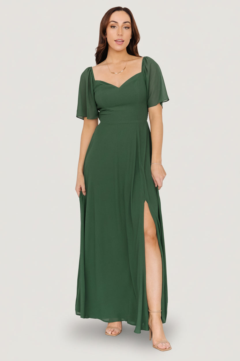 Sierra Sweetheart Maxi Dress | Baltic Born Evergreen