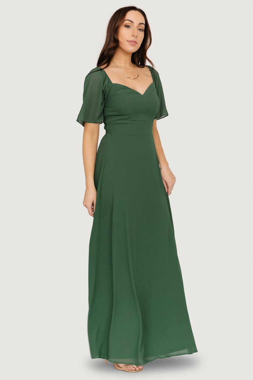 Sierra Sweetheart Maxi Dress | Baltic Born Evergreen
