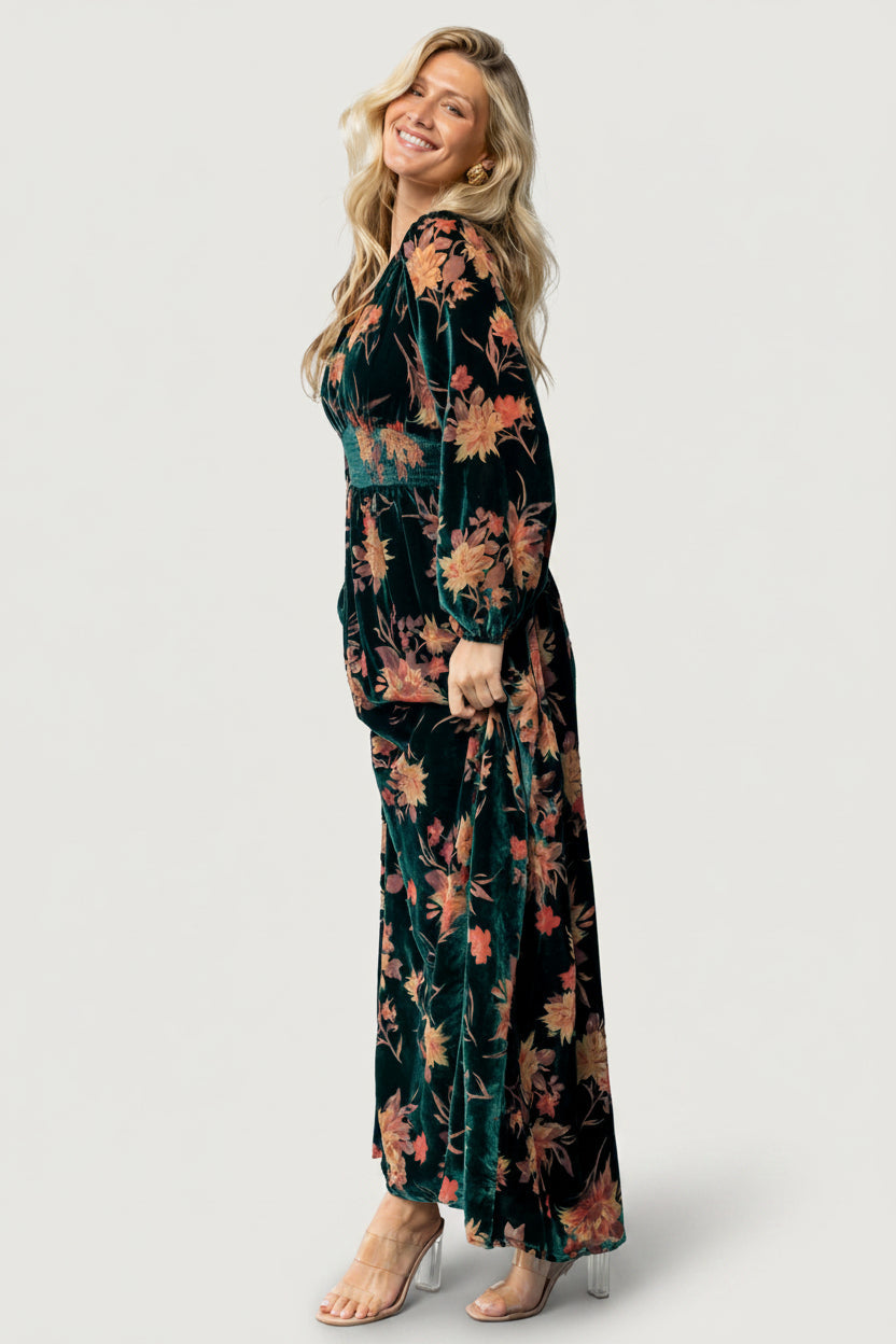 Elina Maxi Dress | Baltic Born Jade Multi Floral