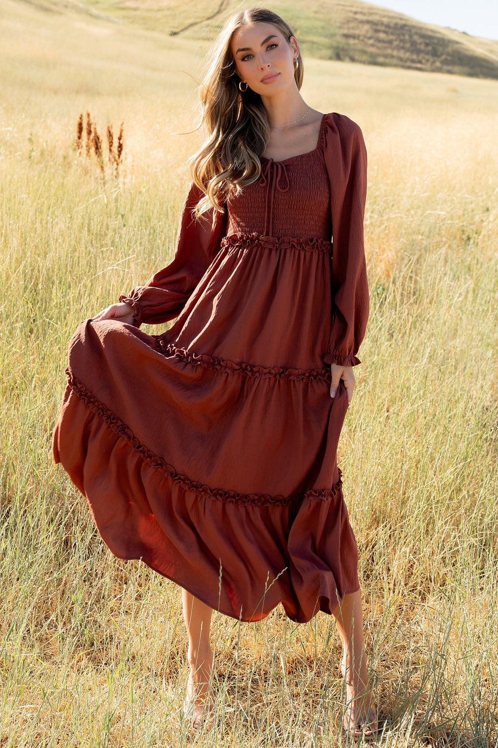 Britta Maxi Dress | Baltic Born Cinnamon