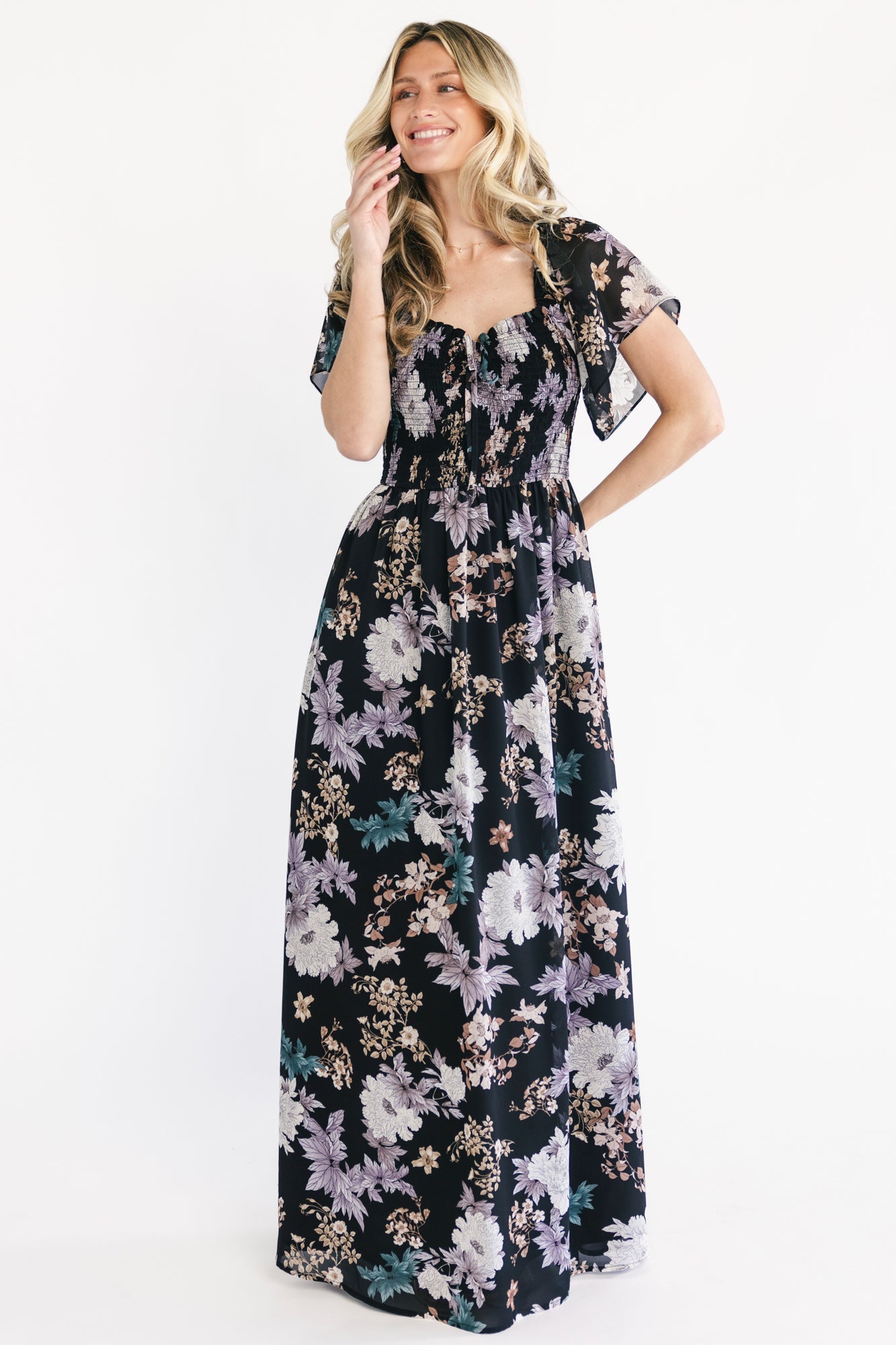 Divine Maxi Dress | Baltic Born Black Multi