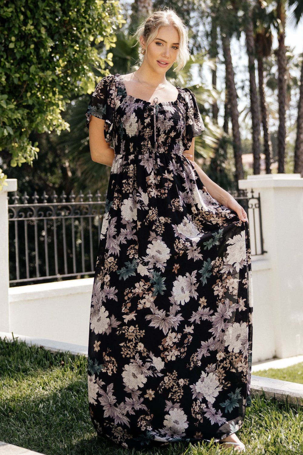 Divine Maxi Dress | Baltic Born Black Multi
