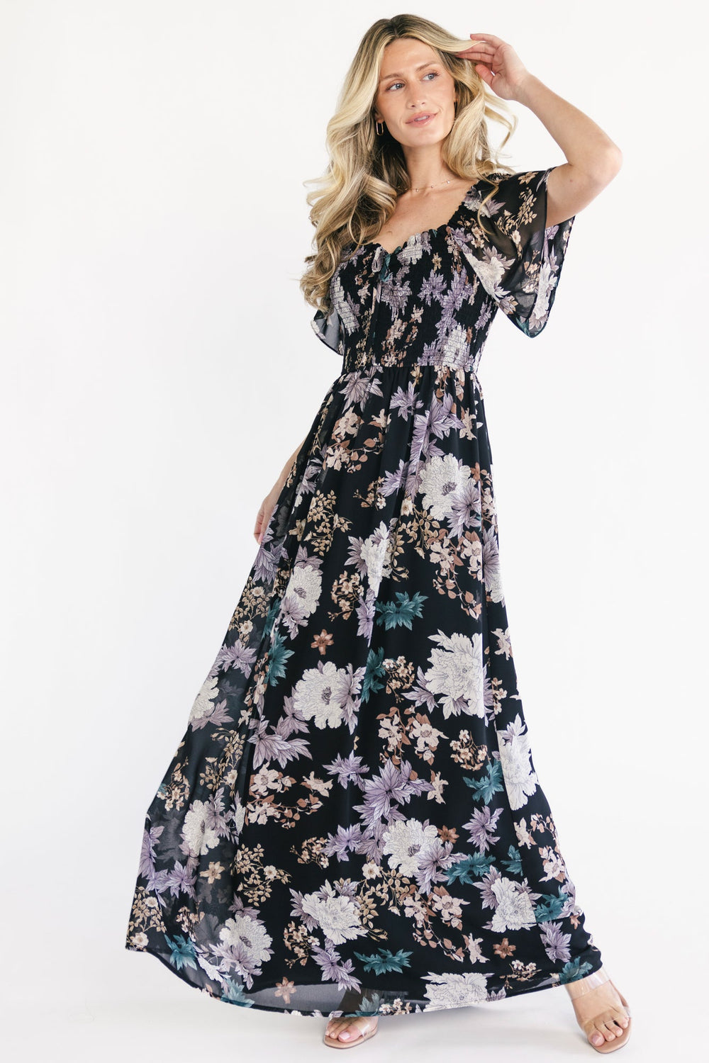 Divine Maxi Dress | Baltic Born Black Multi