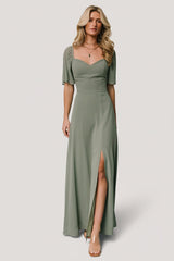 Sierra Sweetheart Maxi Dress | Baltic Born Eucalyptus