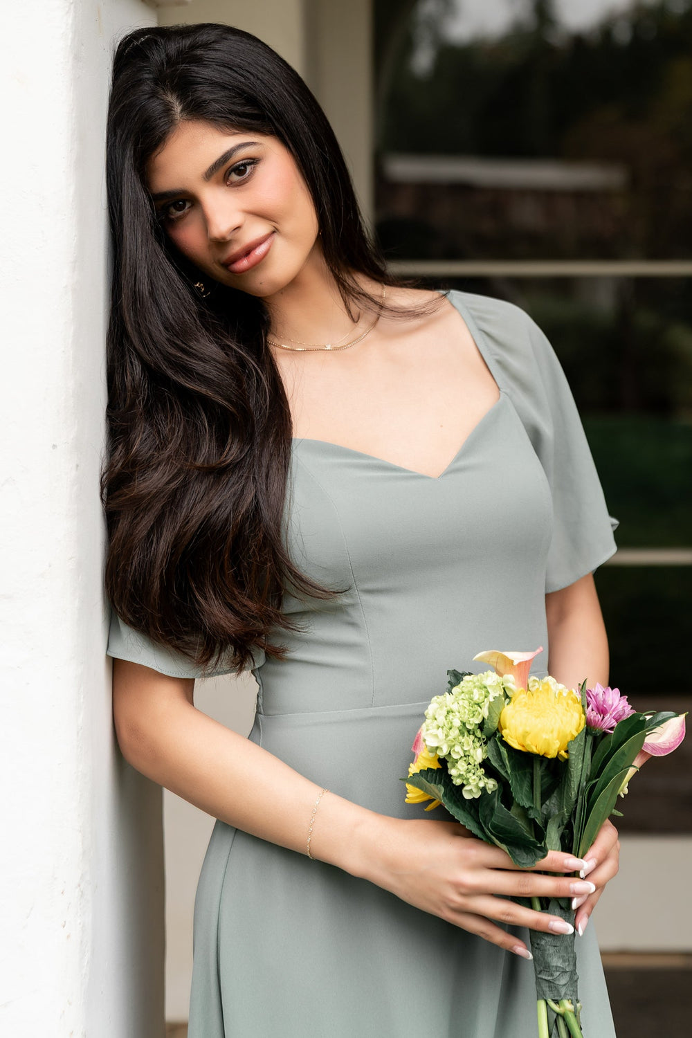 Sierra Sweetheart Maxi Dress | Baltic Born Eucalyptus