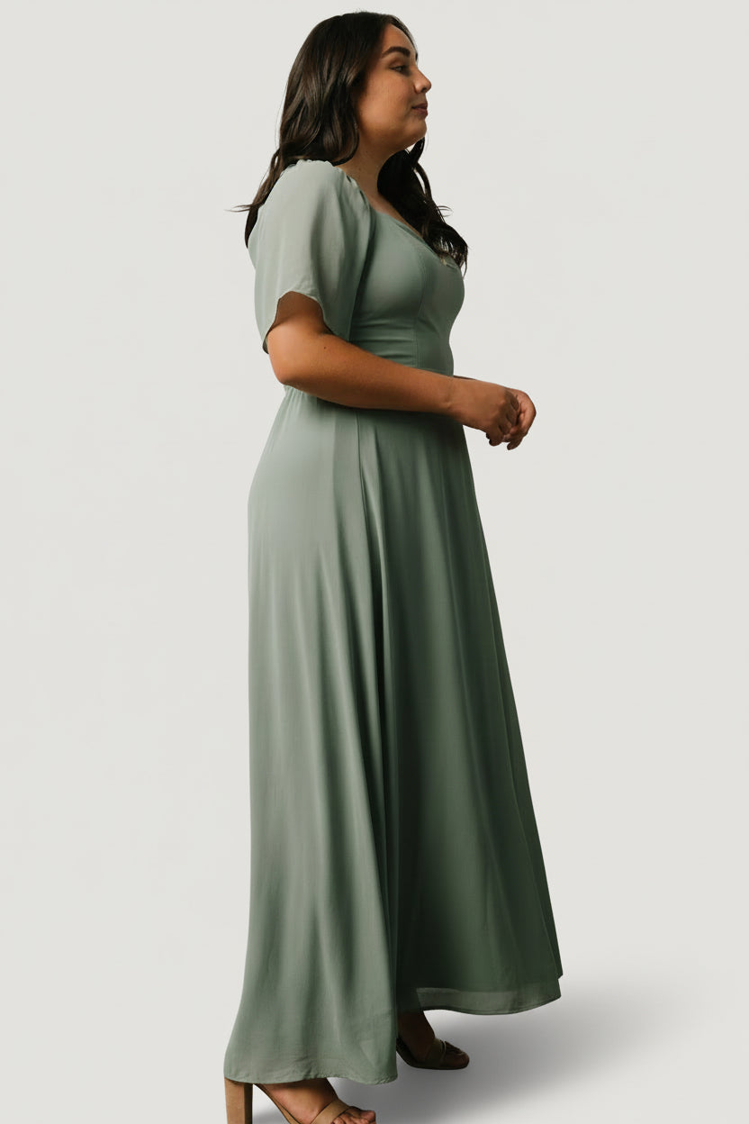 Sierra Sweetheart Maxi Dress | Baltic Born Eucalyptus