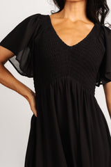 Monica Smocked Dress | Baltic Born Black