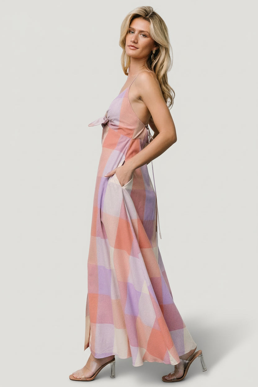 Ally Maxi Dress | Baltic Born Lavender + Coral Multi