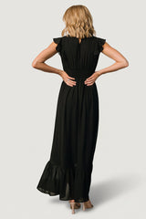 Kearny Ruffle Maxi Dress | Baltic Born Black