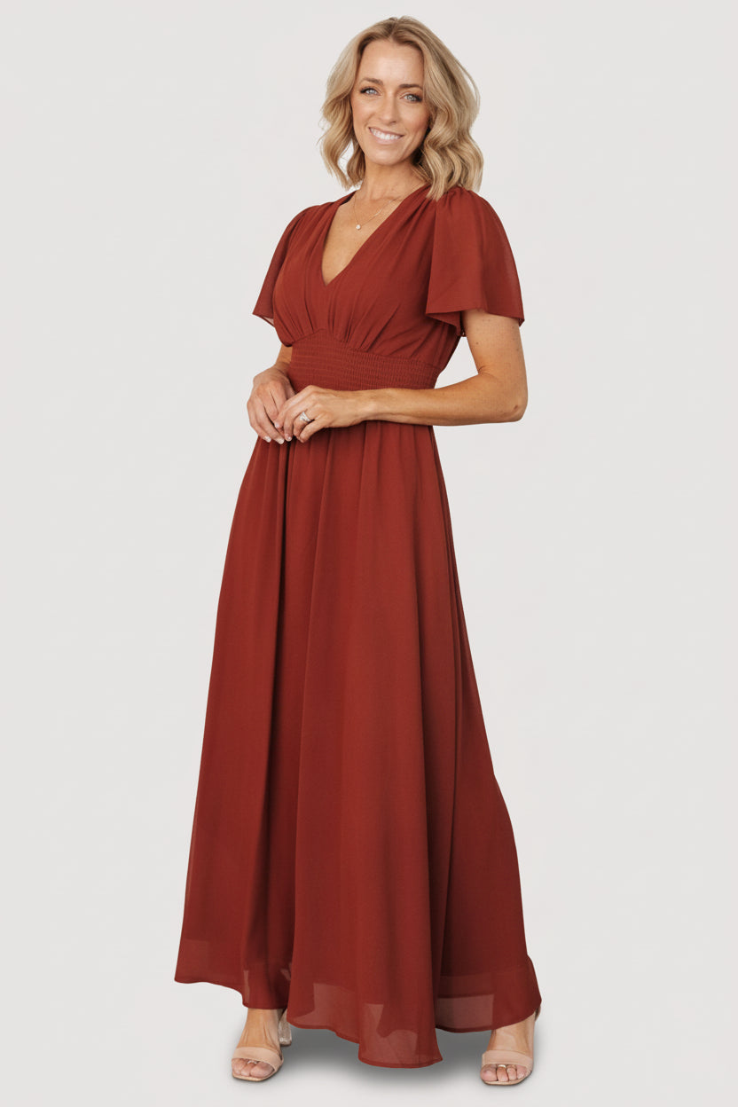 Birdie Maxi Dress | Baltic Born Cinnamon