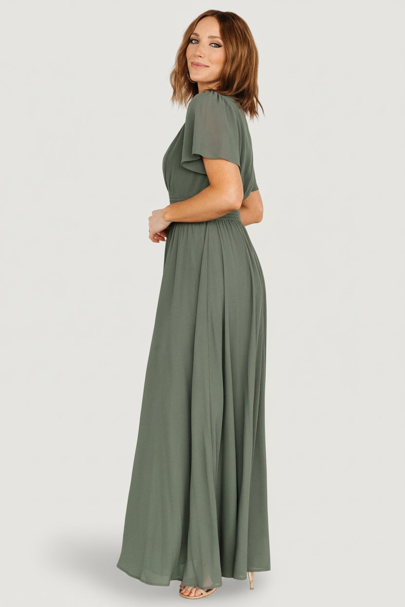 Birdie Maxi Dress | Baltic Born Dark Sage