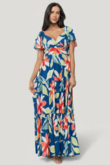 Samira Maxi Dress | Baltic Born Navy Multi Floral