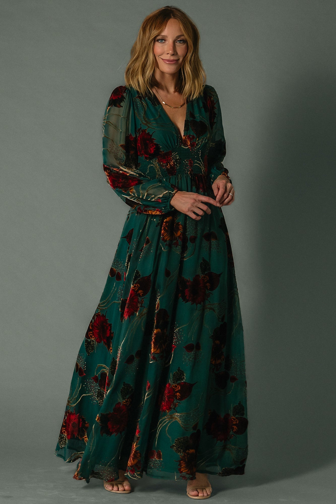 Mikla Maxi Dress | Baltic Born Jade Multi