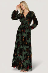 Mikla Maxi Dress | Baltic Born Wintergreen Multi