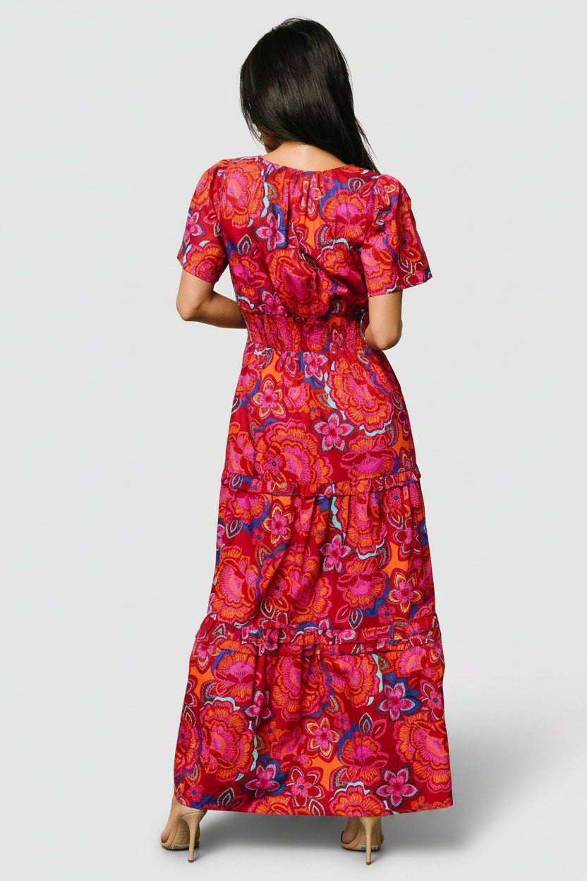 Palmer Tiered Maxi Dress | Baltic Born Multi Floral