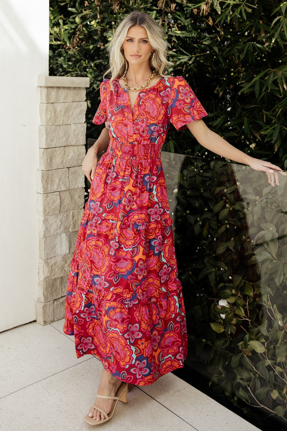 Palmer Tiered Maxi Dress | Baltic Born Multi Floral